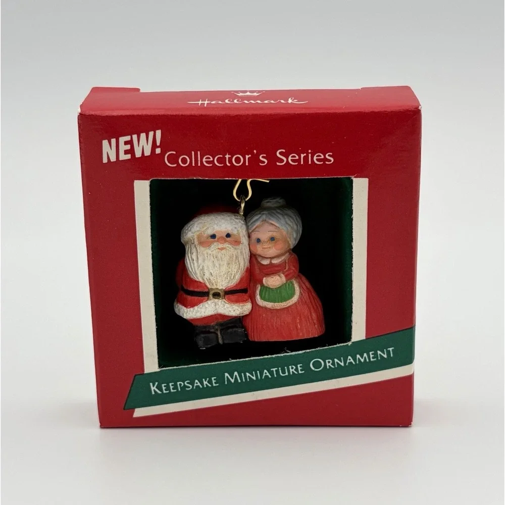 Hallmark Keepsake Miniature Ornament The Kringles Santa 1989 QXM562-5 Vintage